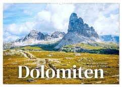 Dolomiten - Die wunderschönen Südalpen in Italien. (Wandkalender 2025 DIN A2 quer), CALVENDO Monatskalender