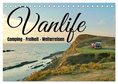 Vanlife, Camping - Freiheit - Weiterreisen (Tischkalender 2025 DIN A5 quer), CALVENDO Monatskalender