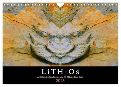 LiTH-Os Antlitze des Sandsteins von ID AD Art Gabi Zapf (Wandkalender 2025 DIN A4 quer), CALVENDO Monatskalender