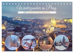 Winterzauber in Prag (Tischkalender 2025 DIN A5 quer), CALVENDO Monatskalender - Calvendo;Drachenkind-Fotografie