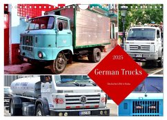 German Trucks - Deutsche LKW in Kuba (Wandkalender 2025 DIN A4 quer), CALVENDO Monatskalender