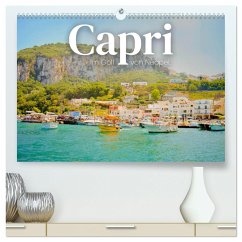 Capri - Im Golf von Neapel. (hochwertiger Premium Wandkalender 2025 DIN A2 quer), Kunstdruck in Hochglanz