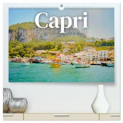 Capri - Im Golf von Neapel. (hochwertiger Premium Wandkalender 2025 DIN A2 quer), Kunstdruck in Hochglanz - Calvendo;SF