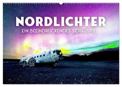 Nordlichter - ein beeindruckendes Schauspiel. (Wandkalender 2025 DIN A2 quer), CALVENDO Monatskalender - Calvendo;SF