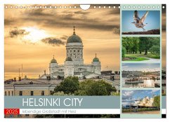 HELSINKI CITY (Wandkalender 2025 DIN A4 quer), CALVENDO Monatskalender