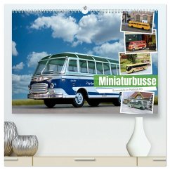 Miniaturbusse (hochwertiger Premium Wandkalender 2025 DIN A2 quer), Kunstdruck in Hochglanz