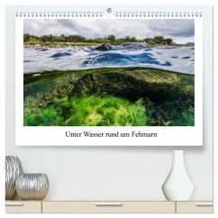 Unter Wasser rund um Fehmarn (hochwertiger Premium Wandkalender 2025 DIN A2 quer), Kunstdruck in Hochglanz