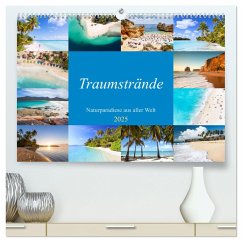 Traumstrände - Naturparadiese aus aller Welt (hochwertiger Premium Wandkalender 2025 DIN A2 quer), Kunstdruck in Hochglanz
