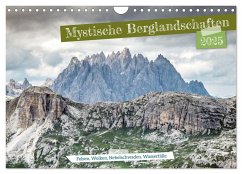 Mystische Berglandschaften (Wandkalender 2025 DIN A4 quer), CALVENDO Monatskalender