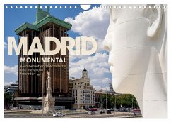 MADRID MONUMENTAL - Atemberaubende Architektur und kunstvolle Fassaden (Wandkalender 2025 DIN A4 quer), CALVENDO Monatskalender