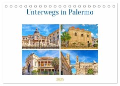 Unterwegs in Palermo (Tischkalender 2025 DIN A5 quer), CALVENDO Monatskalender