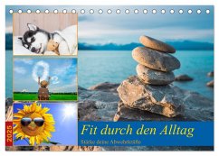 Fit durch den Alltag - stärke deine Abwehrkräfte (Tischkalender 2025 DIN A5 quer), CALVENDO Monatskalender