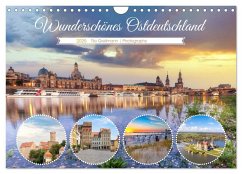 Wunderschönes Ostdeutschland (Wandkalender 2025 DIN A4 quer), CALVENDO Monatskalender