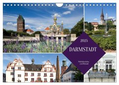 Darmstadt - Mathildenhöhe und Altstadt (Wandkalender 2025 DIN A4 quer), CALVENDO Monatskalender