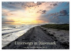 Unterwegs in Dänemark von der Nordsee bis zur Ostsee (Wandkalender 2025 DIN A3 quer), CALVENDO Monatskalender