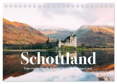 Schottland - Eine eindrucksvolle Reise in ein wunderschönes Land. (Tischkalender 2025 DIN A5 quer), CALVENDO Monatskalender