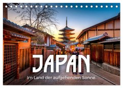 Japan - Im Land der aufgehenden Sonne. (Tischkalender 2025 DIN A5 quer), CALVENDO Monatskalender