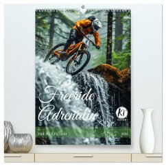 Freeride Adrenalin (hochwertiger Premium Wandkalender 2025 DIN A2 hoch), Kunstdruck in Hochglanz - Calvendo;Waurick, Kerstin