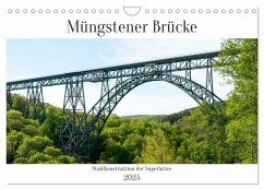 Müngstener Brücke - Stahlkonstruktion der Superlative (Wandkalender 2025 DIN A4 quer), CALVENDO Monatskalender - Calvendo;Bölts, Meike
