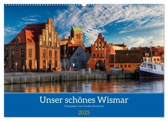 Unser schönes Wismar (Wandkalender 2025 DIN A2 quer), CALVENDO Monatskalender - Calvendo;Rennecke, Carsten