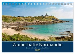 Zauberhafte Normandie: Frankreichs wilde, wunderbare Küste (Tischkalender 2025 DIN A5 quer), CALVENDO Monatskalender