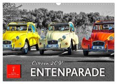 Citroën 2CV - Entenparade (Wandkalender 2025 DIN A3 quer), CALVENDO Monatskalender