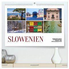 Slowenien - Streifzüge durch atemberaubende Küsten- und Berglandschaften (hochwertiger Premium Wandkalender 2025 DIN A2 quer), Kunstdruck in Hochglanz - Calvendo;Hallweger, Christian