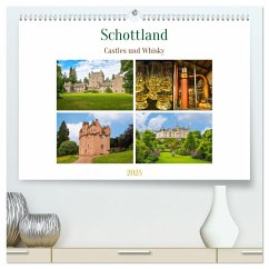 Schottland - Castles und Whisky (hochwertiger Premium Wandkalender 2025 DIN A2 quer), Kunstdruck in Hochglanz