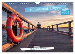 Sehnsucht Rügen (Wandkalender 2025 DIN A4 quer), CALVENDO Monatskalender