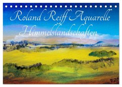 Roland Reiff Aquarelle Himmelslanschaften (Tischkalender 2025 DIN A5 quer), CALVENDO Monatskalender