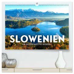 Slowenien - Ein unterschätztes Reiseziel. (hochwertiger Premium Wandkalender 2025 DIN A2 quer), Kunstdruck in Hochglanz - Calvendo;SF