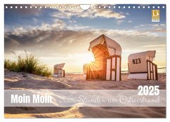Moin Moin Schöne Stunden am Ostseestrand (Wandkalender 2025 DIN A4 quer), CALVENDO Monatskalender