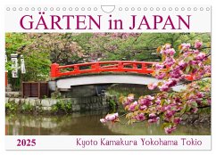 Gärten in Japan (Wandkalender 2025 DIN A4 quer), CALVENDO Monatskalender