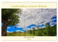 Landschaften unserer Heimat (Wandkalender 2025 DIN A4 quer), CALVENDO Monatskalender