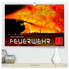 Feuerwehr - mein Kalender (hochwertiger Premium Wandkalender 2025 DIN A2 quer), Kunstdruck in Hochglanz - Calvendo;Roder, Peter