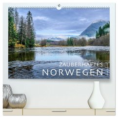 ZAUBERHAFTES NORWEGEN (hochwertiger Premium Wandkalender 2025 DIN A2 quer), Kunstdruck in Hochglanz