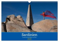 Sardinien - Landschaftsaktbilder am Meer (Wandkalender 2025 DIN A3 quer), CALVENDO Monatskalender