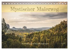 Mystischer Malerweg (Tischkalender 2025 DIN A5 quer), CALVENDO Monatskalender