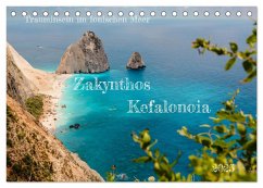Zakynthos und Kefalonia Trauminseln im Ionischen Meer (Tischkalender 2025 DIN A5 quer), CALVENDO Monatskalender
