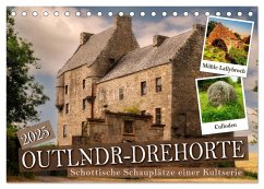 Outlndr-Drehorte (Tischkalender 2025 DIN A5 quer), CALVENDO Monatskalender