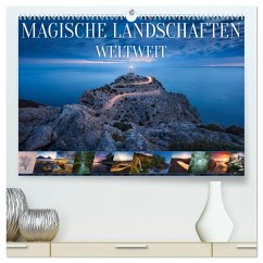 Magische Landschaften Weltweit (hochwertiger Premium Wandkalender 2025 DIN A2 quer), Kunstdruck in Hochglanz