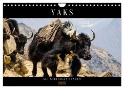 Yaks - auf steinigen Pfaden (Wandkalender 2025 DIN A4 quer), CALVENDO Monatskalender