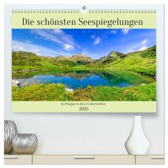 Die schönsten Seespiegelungen (hochwertiger Premium Wandkalender 2025 DIN A2 quer), Kunstdruck in Hochglanz - Calvendo;Kramer, Christa