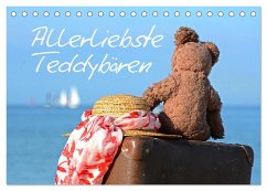 Allerliebste Teddybären (Tischkalender 2025 DIN A5 quer), CALVENDO Monatskalender