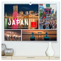 Japan - Tradition und Hightech (hochwertiger Premium Wandkalender 2025 DIN A2 quer), Kunstdruck in Hochglanz