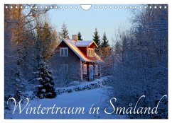 Wintertraum in Smaland (Wandkalender 2025 DIN A4 quer), CALVENDO Monatskalender