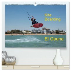 Kite Boarding El Gouna (hochwertiger Premium Wandkalender 2025 DIN A2 quer), Kunstdruck in Hochglanz