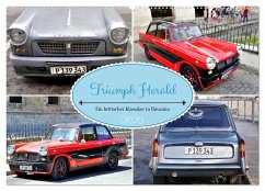 Triumph Herald - Ein britischer Klassiker in Havanna (Wandkalender 2025 DIN A2 quer), CALVENDO Monatskalender