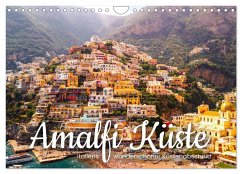 Amalfi Küste - Italiens wunderschöner Küstenabschnitt. (Wandkalender 2025 DIN A4 quer), CALVENDO Monatskalender - Calvendo;SF