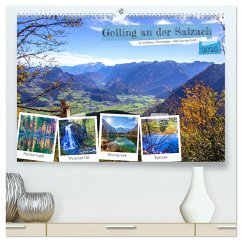 Golling an der Salzach (hochwertiger Premium Wandkalender 2025 DIN A2 quer), Kunstdruck in Hochglanz